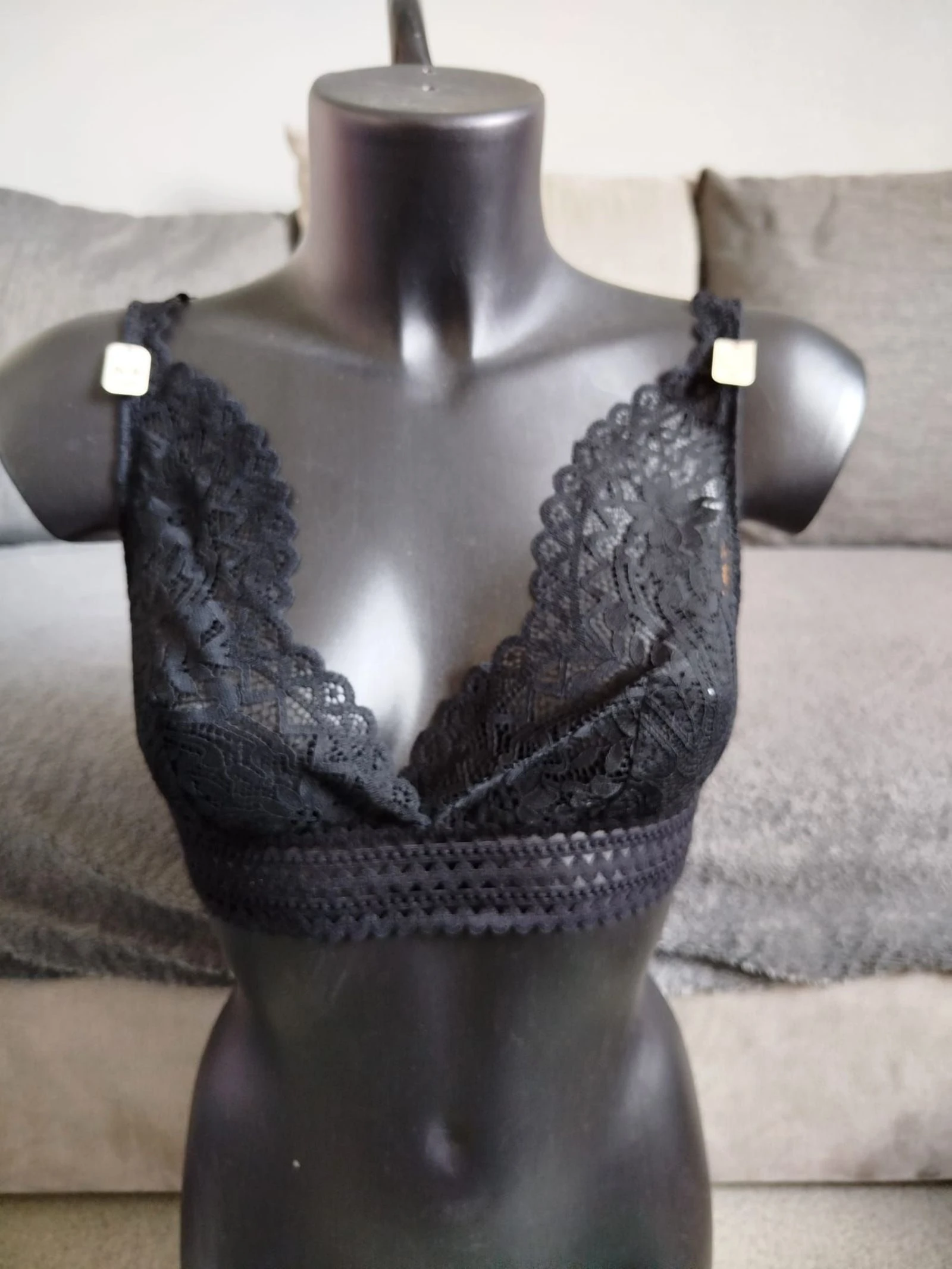 Etam soutien gorge triangle sans armature 90C  – photo 3